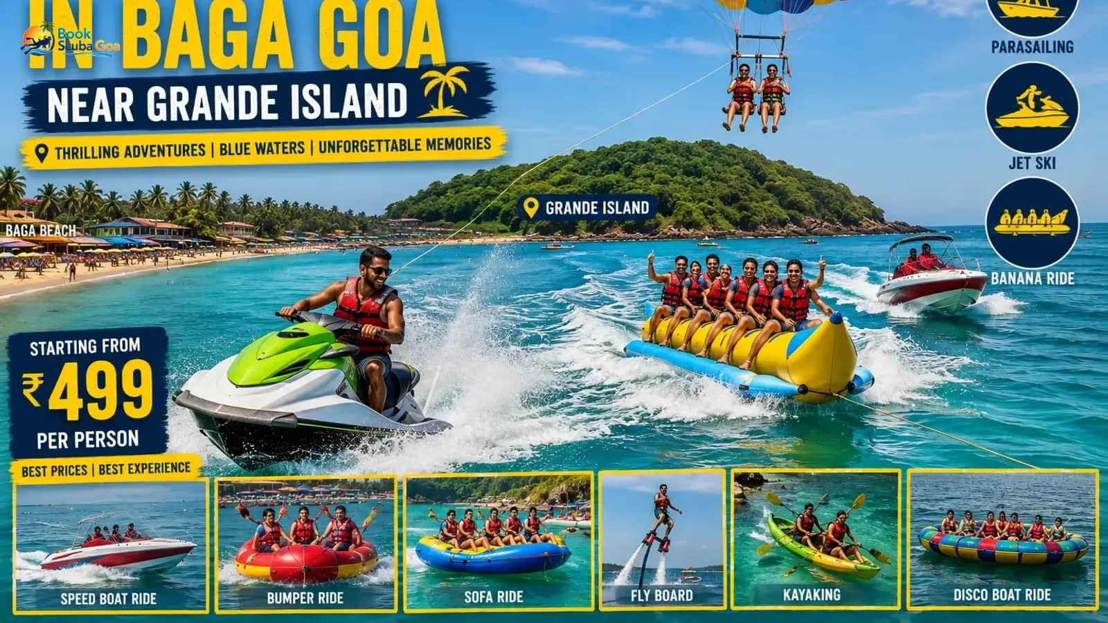 Book Water Sports in Baga Goa in Dona Paula